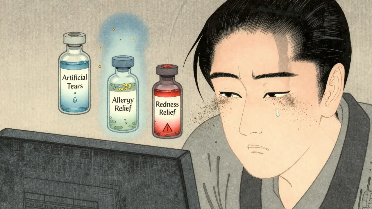 How to Choose OTC Eye Drops for Allergies, Dryness, and Redness