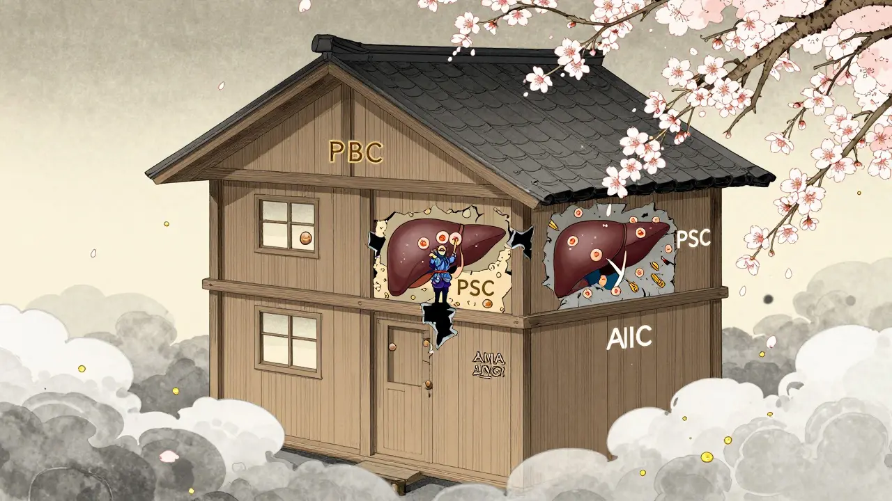 Autoimmune Overlap: Understanding PBC, PSC, and AIH Combined Features